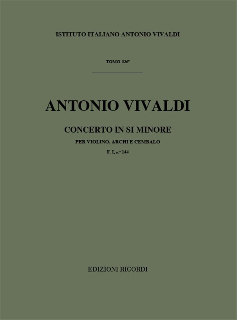 Concerto in Si minore (b minor) Rv 384